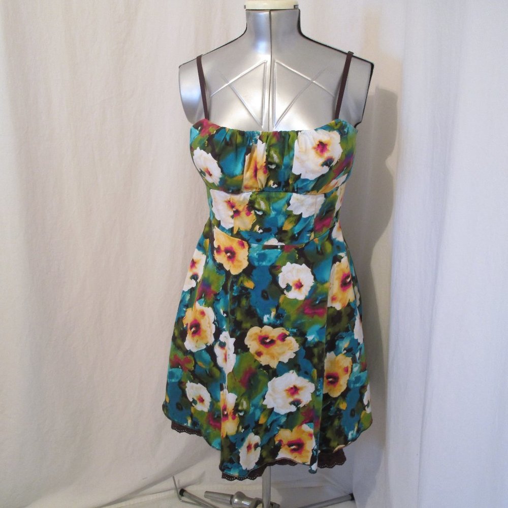 Maurices Multicolored Floral Sundress 9